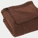 Queen Chocolate Cotton Waffle Weave Blanket
