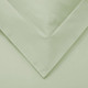 Green King Cotton Blend Washable Duvet Cover Set With Two Shams