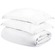 White Queen Cotton Washable Duvet Cover Set With Two Shams