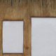 Multiple Sizes Brown Distressed Solid Wood Tabletop Picture Frame