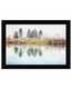 Lake Reflections Black Framed Wall Art