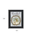 Thankful Wreath Black Framed Print Wall Art