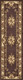 8' Plum And Ivory Floral Medallion Runner Rug