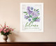 Bloom Where You Are Planted White Framed Print Wall Art