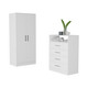 Two Piece White Bedroom Set
