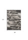 3' X 5' Grey Abstract Design Area Rug