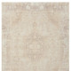 5' X 7' Beige Medallion Washable Non Skid Area Rug