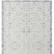 2' X 5' Gray Abstract Washable Non Skid Area Rug