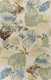 3' X 4' Ivory And Blue Wool Botanical Leaves Hand Tufted Area Rug
