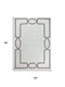 7' X 7' Oatmeal Ivory Geometric Hand Hooked Area Rug