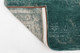 8' X 11' Gray and Green Medallion Non Skid Area Rug