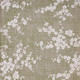 8' Green And White Oriental Washable Round Rug