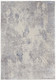 5' X 7' Ivory Blue And Gray Abstract Non Skid Area Rug