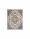 5' X 7' Ivory Blue and Gray Floral Non Skid Area Rug