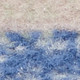 8' Gray and Ivory Floral Distressed Non Skid Runner Rug