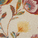 8' X 10' Cream Floral Power Loom Area Rug