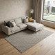 8' X 10' Cream Floral Power Loom Area Rug