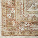 10' Ivory And Red Floral Medallion Distressed Runner Rug