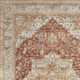 8' X 10' Ivory And Brown Oriental Distressed Area Rug