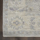 8' X 10' Ivory and Gray Floral Power Loom Area Rug