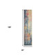 14' Blue and Orange Abstract Non Skid Runner Rug