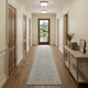 10' Blue Floral Runner Rug