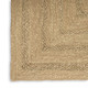 4' X 6' Natural And Brown Handmade Indoor Outdoor Area Rug