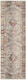 8' Ivory Red And Orange Floral Distressed Runner Rug