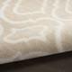 2' X 4' Beige Trellis Power Loom Area Rug