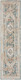 10' Ivory Green And Orange Oriental Non Skid Runner Rug