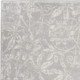 4' X 6' Gray And Ivory Floral Distressed Area Rug