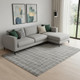 8' X 10' Gray Geometric Area Rug