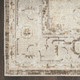 2' X 4' Beige Floral Distressed Area Rug