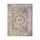 2' X 3' Rust Oriental Distressed Area Rug With Fringe