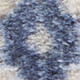 4' X 6' Ivory Blue And Tan Floral Area Rug