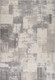 4' X 6' Gray and Beige Abstract Distressed Area Rug