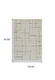 5' X 8' Cream and Green Abstract Distressed Area Rug