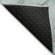 2' X 3' Teal Abstract Washable Non Skid Indoor Outdoor Area Rug