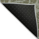 3' X 5' Green Abstract Washable Non Skid Indoor Outdoor Area Rug