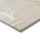 9' X 12' Beige Abstract Washable Non Skid Indoor Outdoor Area Rug