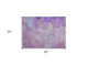 2' X 3' Purple Abstract Washable Non Skid Indoor Outdoor Area Rug