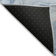 2' X 3' Blue Abstract Washable Non Skid Indoor Outdoor Area Rug