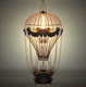 23" x 23" x 41" Vintage Hot Air Balloon Pendant