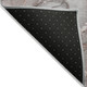 5' X 8' Gray and Red Abstract Washable Non Skid Indoor Outdoor Area Rug