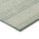 8' Round Artichoke Green Round Striped Washable Non Skid Indoor Outdoor Area Rug