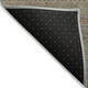 9' X 12' Khaki Striped Washable Non Skid Indoor Outdoor Area Rug