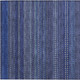 2' X 3' Navy Blue Striped Washable Non Skid Indoor Outdoor Area Rug