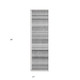 8' Runner Gray Striped Washable Non Skid Indoor Outdoor Runner Rug