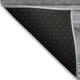8' Round Gray Round Striped Washable Non Skid Indoor Outdoor Area Rug