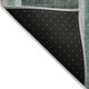 9' X 12' Black and Green Abstract Washable Indoor Outdoor Area Rug